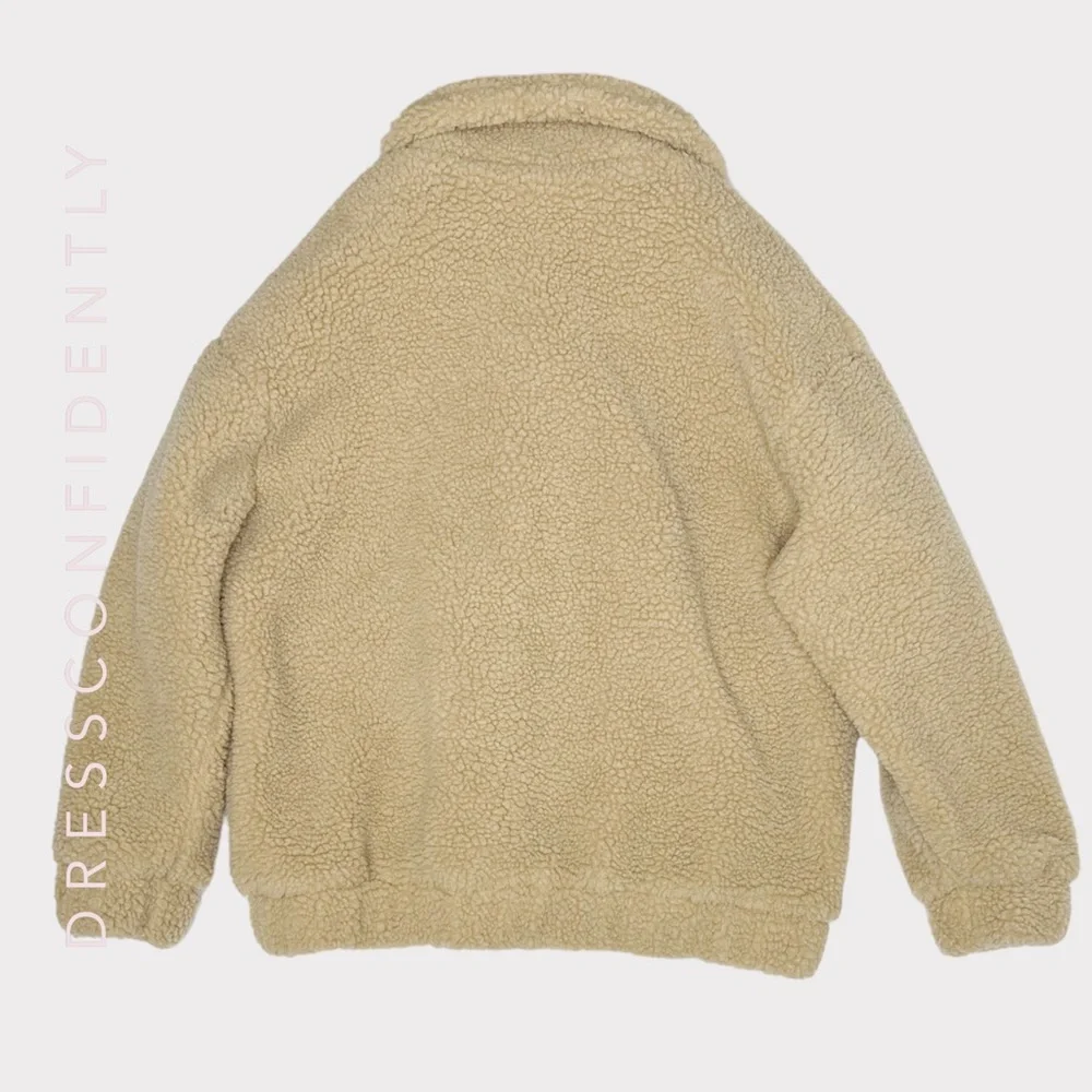 I.AM.GIA. Pixie Oversized Sherpa Teddy Coat - Camel - Picture 9 of 15